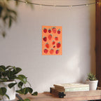 Strawberry Watercolor Art Print — Textured Matte Poster